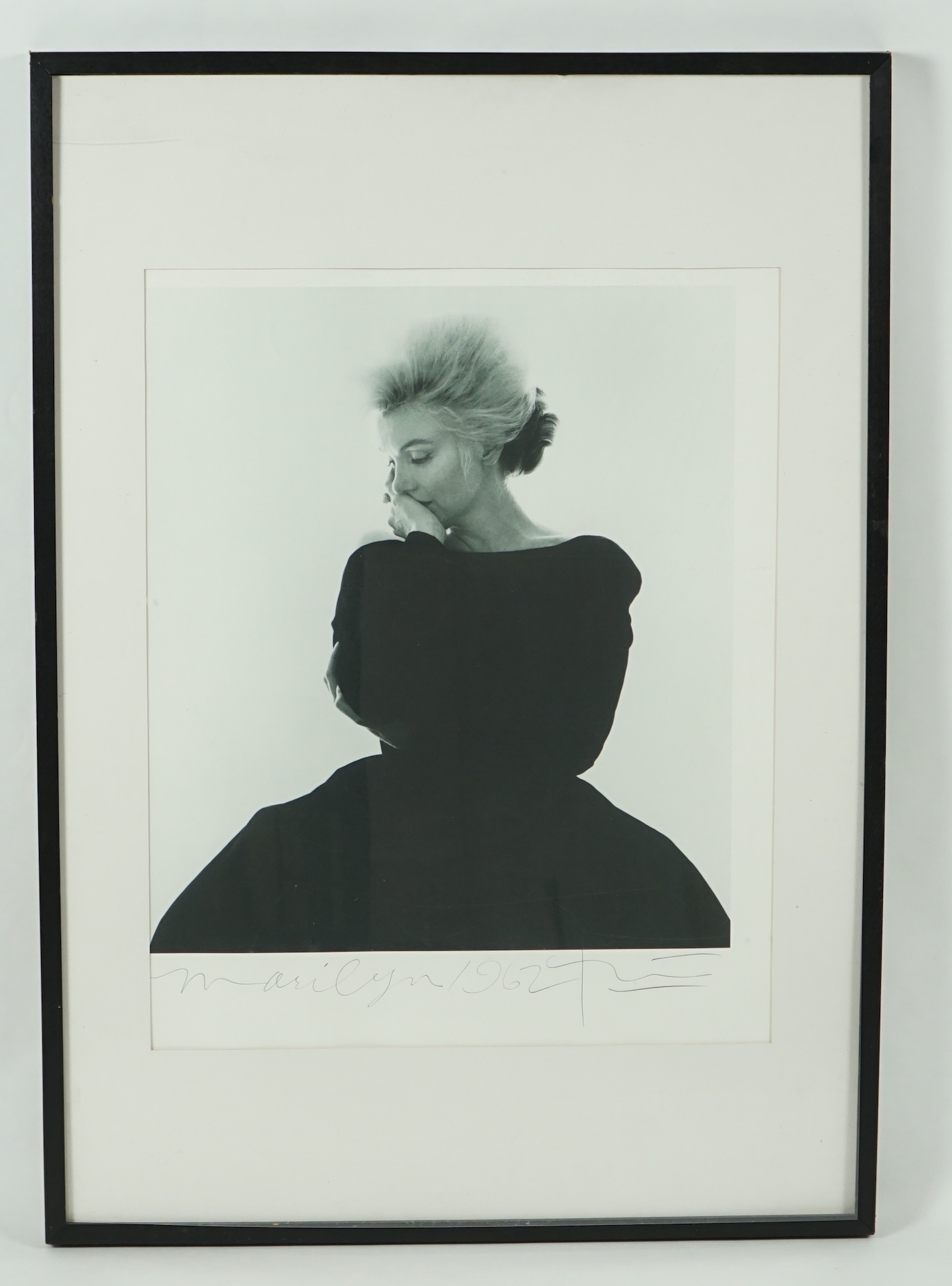 Bert Stern (1929-2013). Marylin, Black Dior Dress, from The Last Sitting, 1962, Iris print 1994 81 x 56.8cm